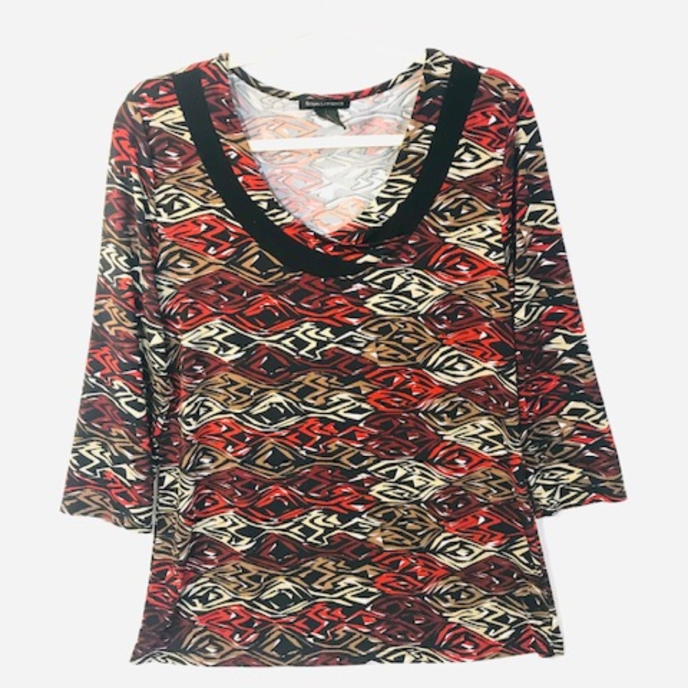 Susan Lawrence Beautiful Blouse Large